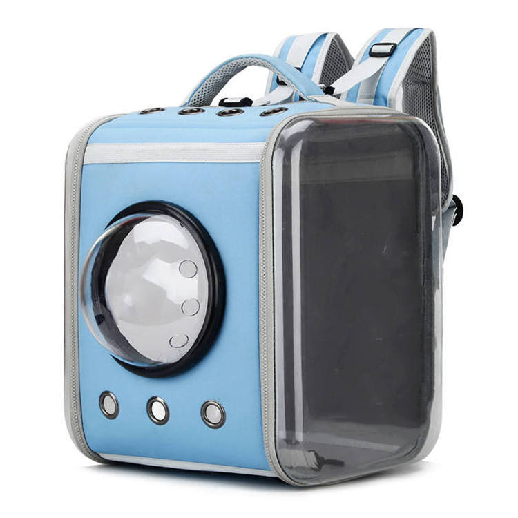 ins dog bag go out portable backpack space capsule dog bag large capacity travel pet plastic box