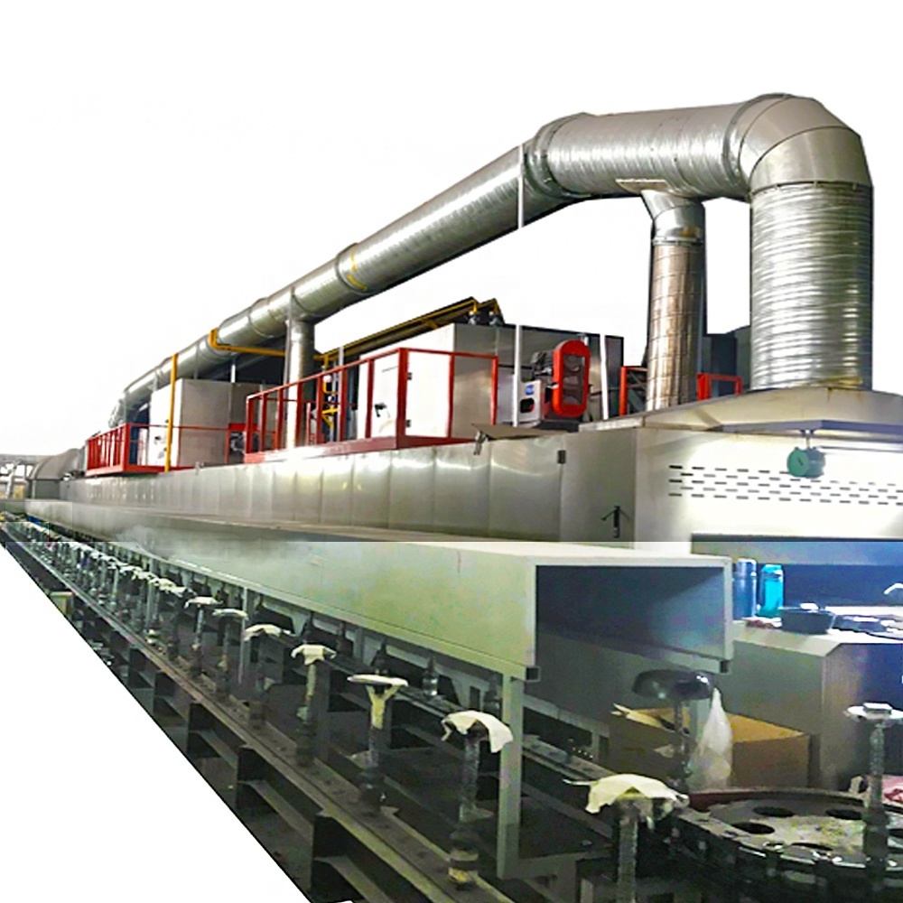 Continuous Liquid Coating Sintering Furnace for Baking and Producing Teflon and Ceramic Coated Pans