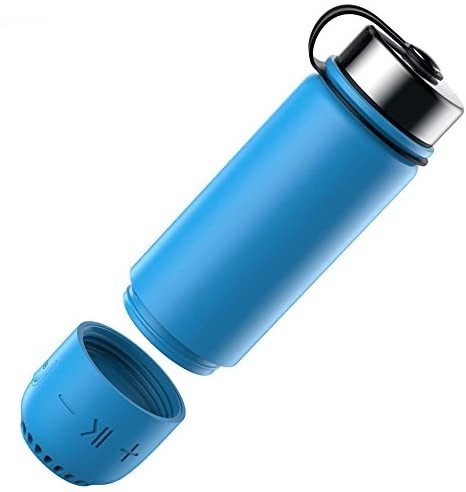 New model 3-in-1 Smart Stainless Steel Water Bottle(Glows to Remind You to Stay Hydrated)+Speaker+Dancing Lights,17 oz