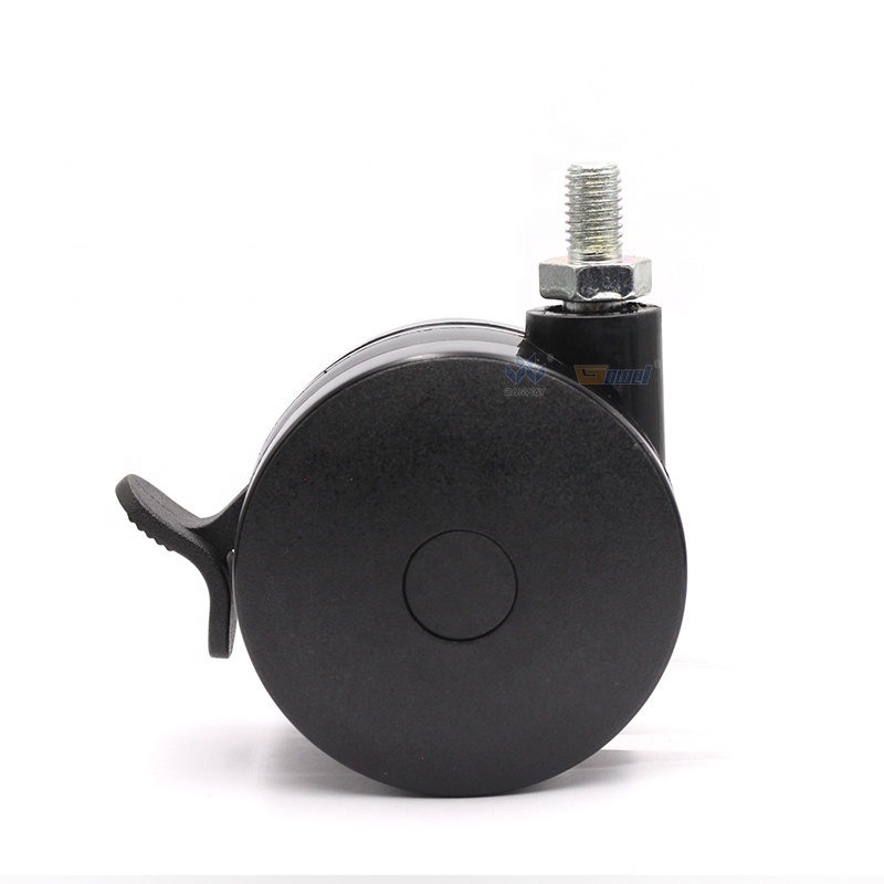 DWG-M011Wholesale of hardware accessories high grade durable and strength Heavy duty all black color caster wheel