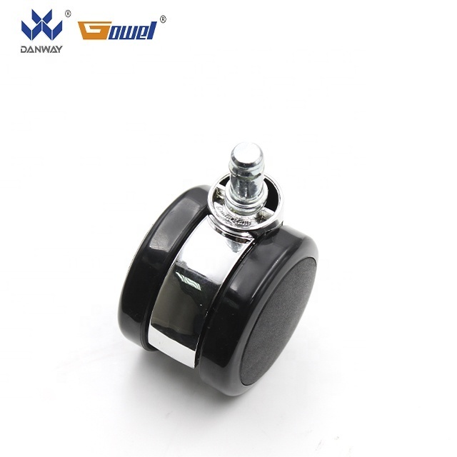 Universal design furniture office chair parts components accessories swivel twin wheels caster