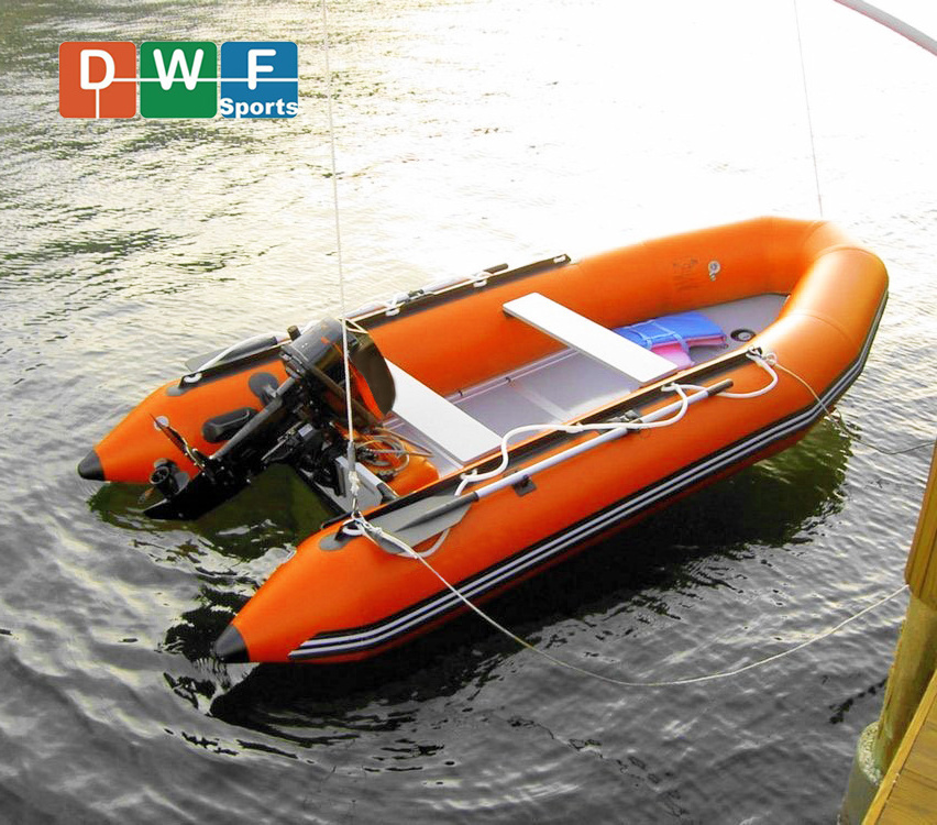 10.8 ft Inflatable Boat Inflatable Raft Fishing Tender Pontoon Boat