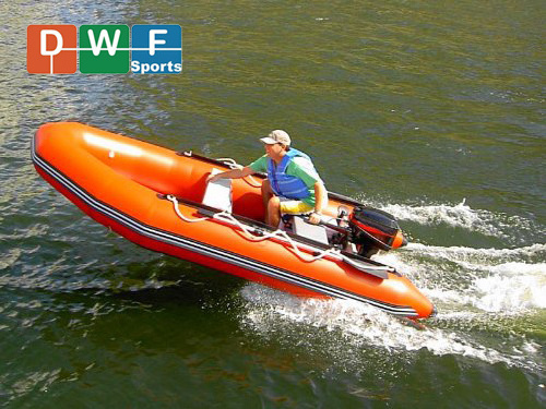 10.8 ft Inflatable Boat Inflatable Raft Fishing Tender Pontoon Boat