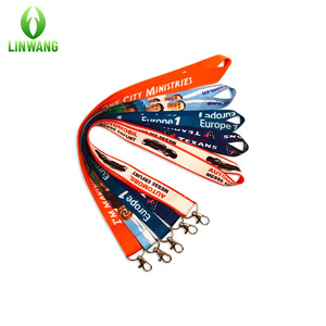 Hot Sale Sublimation Custom Keychain Lanyard With Logo Custom high quality lanyards