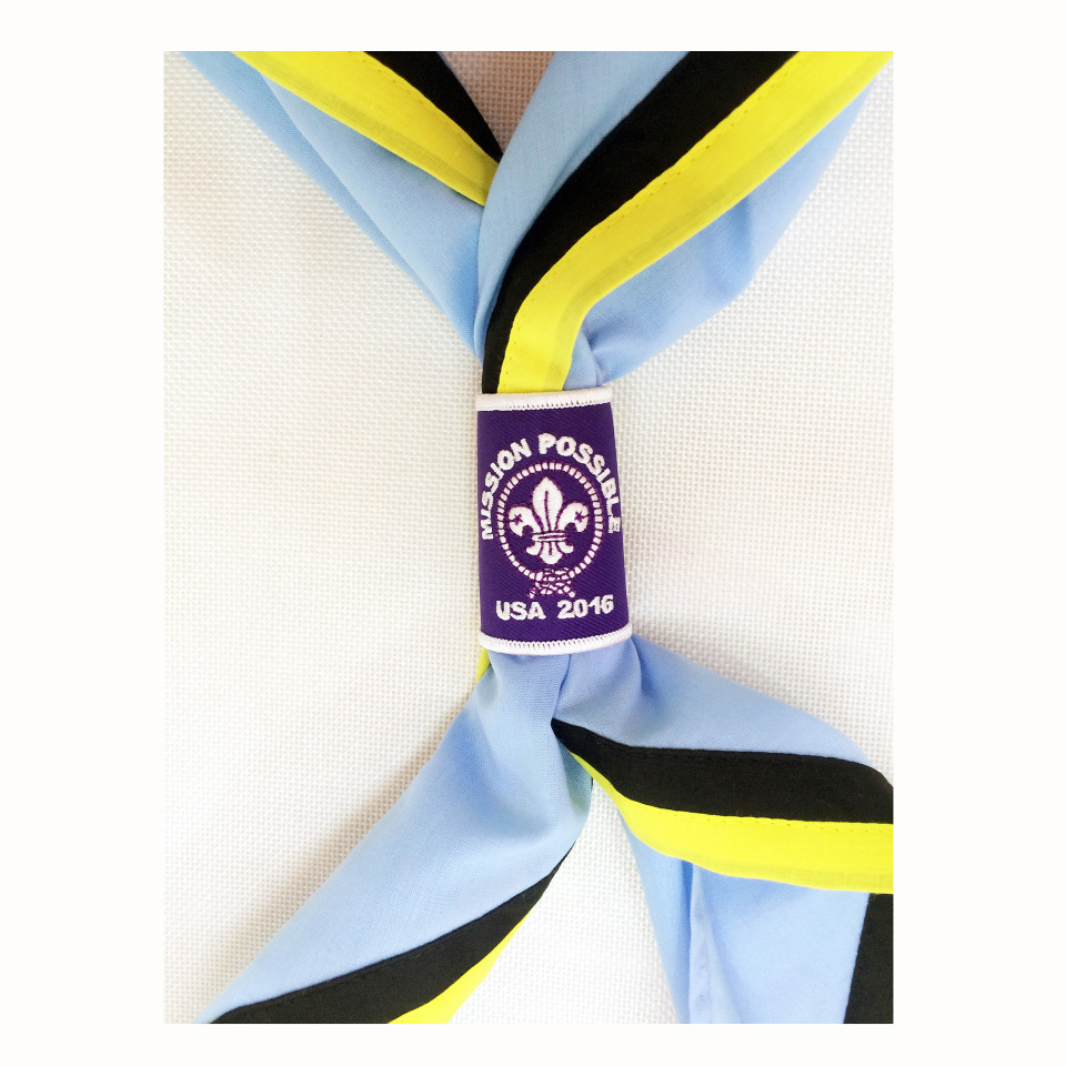 High Quality Outdoor Neckerchief Custom Logo  Polyester Cotton Neckerchief Scout Scarf For Summer Camp