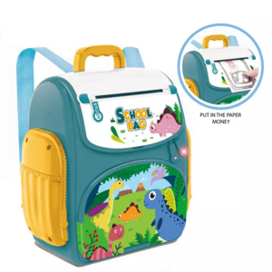 DWI Dowellin big piggy bank for kids saving money box bag atm machine toy Backpack Password Fingerprint coin operated games