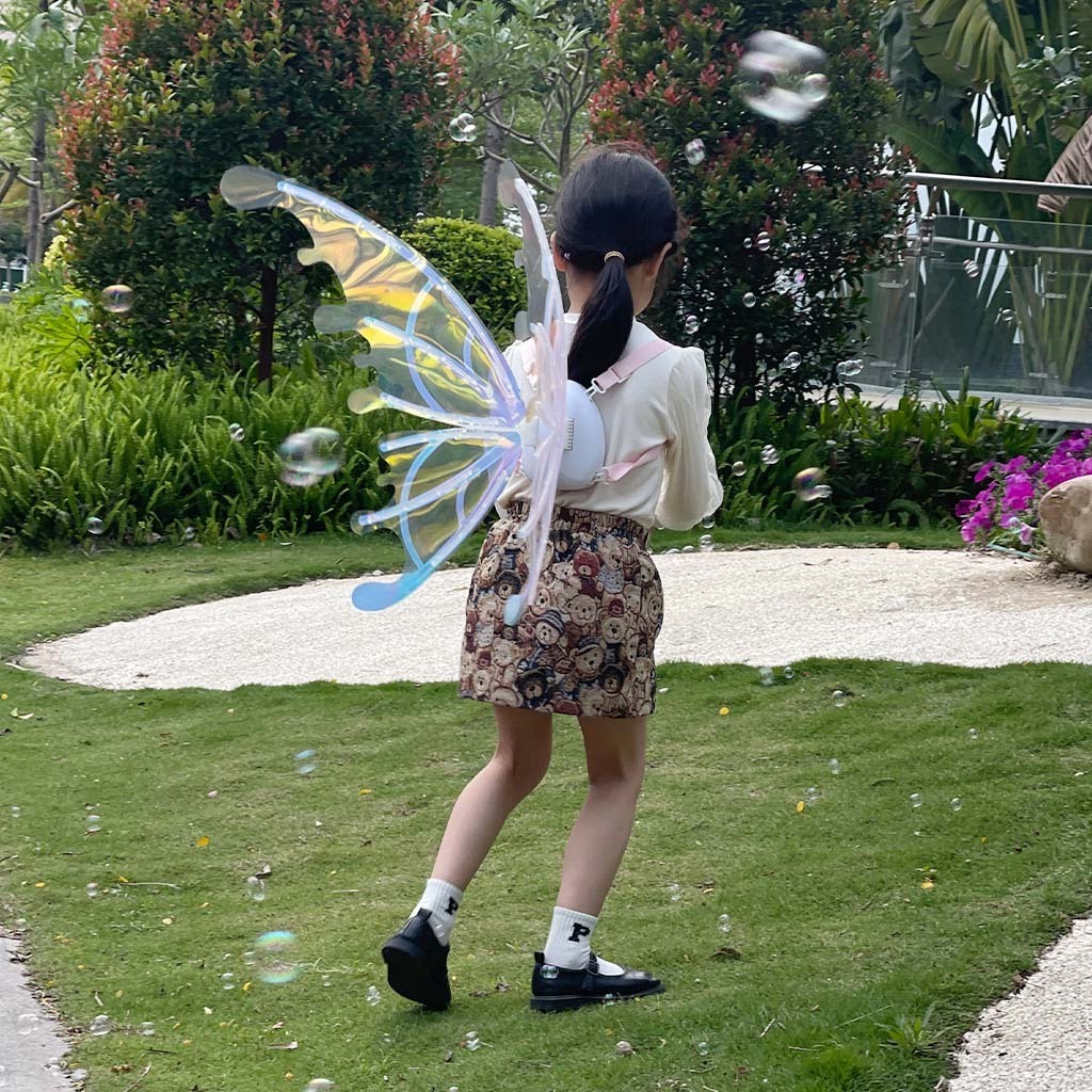 2023 Dowellin Technology Electric DIY Butterfly wings Girls Toy Angel Wing Stage Props Luminous Fairy Wngs