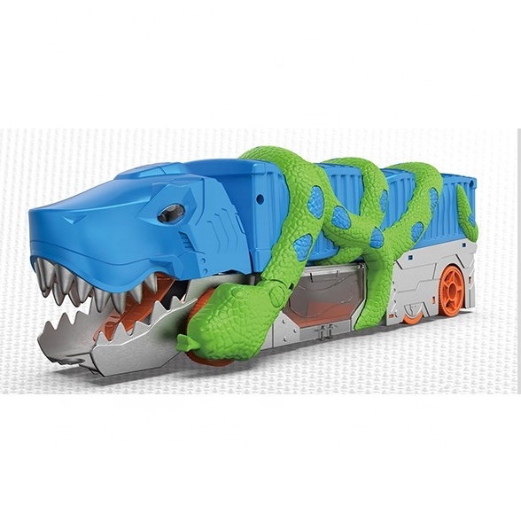 DWI Dowellin Shark Track Set with One Mini Alloy Car, Toys Storage Car for Boys and Girls