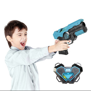 Laser Tag Guns X Battle Shooting Laser Game Gun Set with Vest Target for Kids for sale