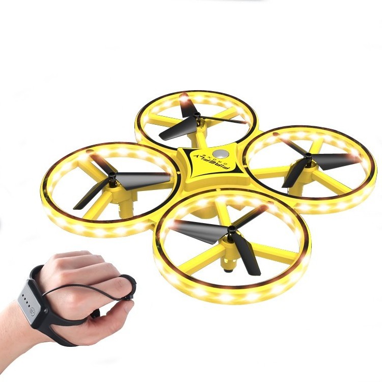 Dowellin 2.4G Gravity Sensor Watch Control Drone Mini UFO Drone for Kids