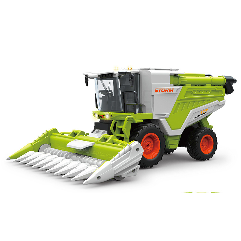 DWI DOWELLIN  2.4G 1:24 Remote Control  6 Channels  Farmer Truck Car Toys Kids Boys RC Cars Corn Machine + Wheat Harvester