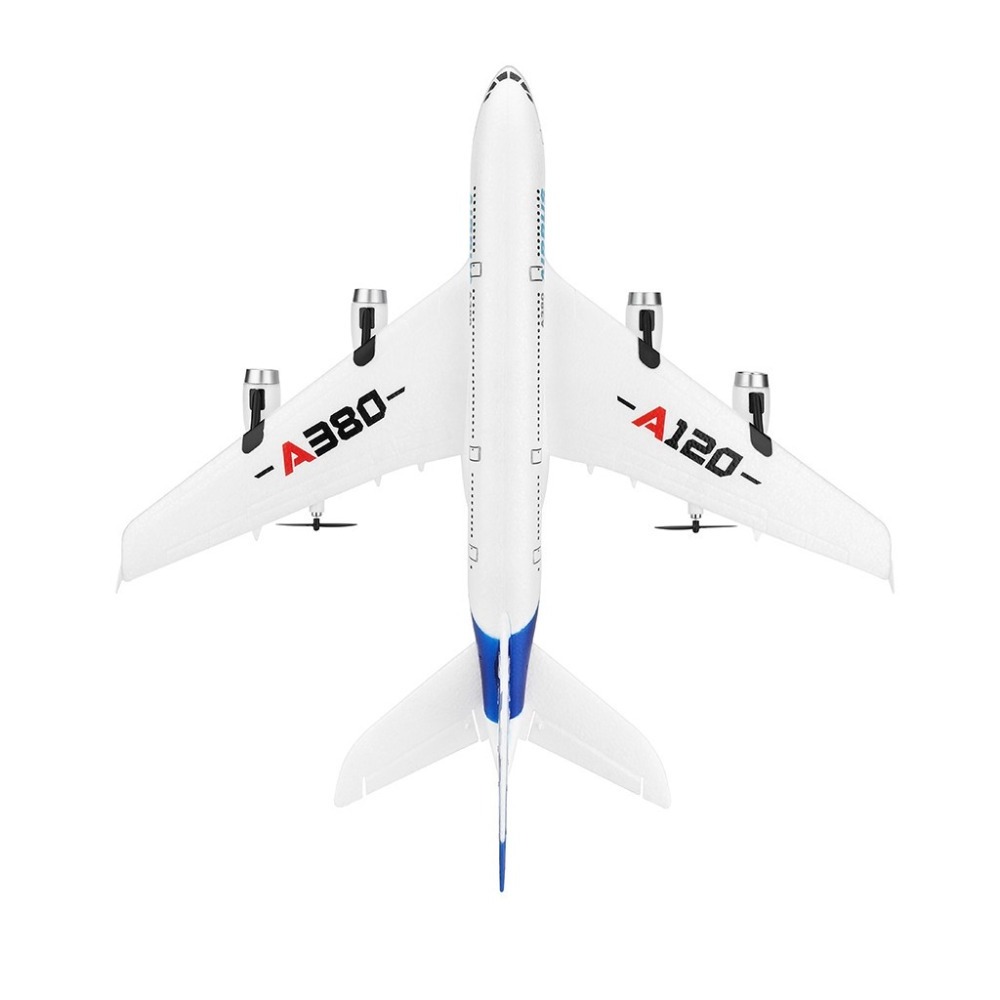 DWI 3 channel Six-Axis G200yroscope Remote Control RC Airplane Airbus A380 with Simulation production