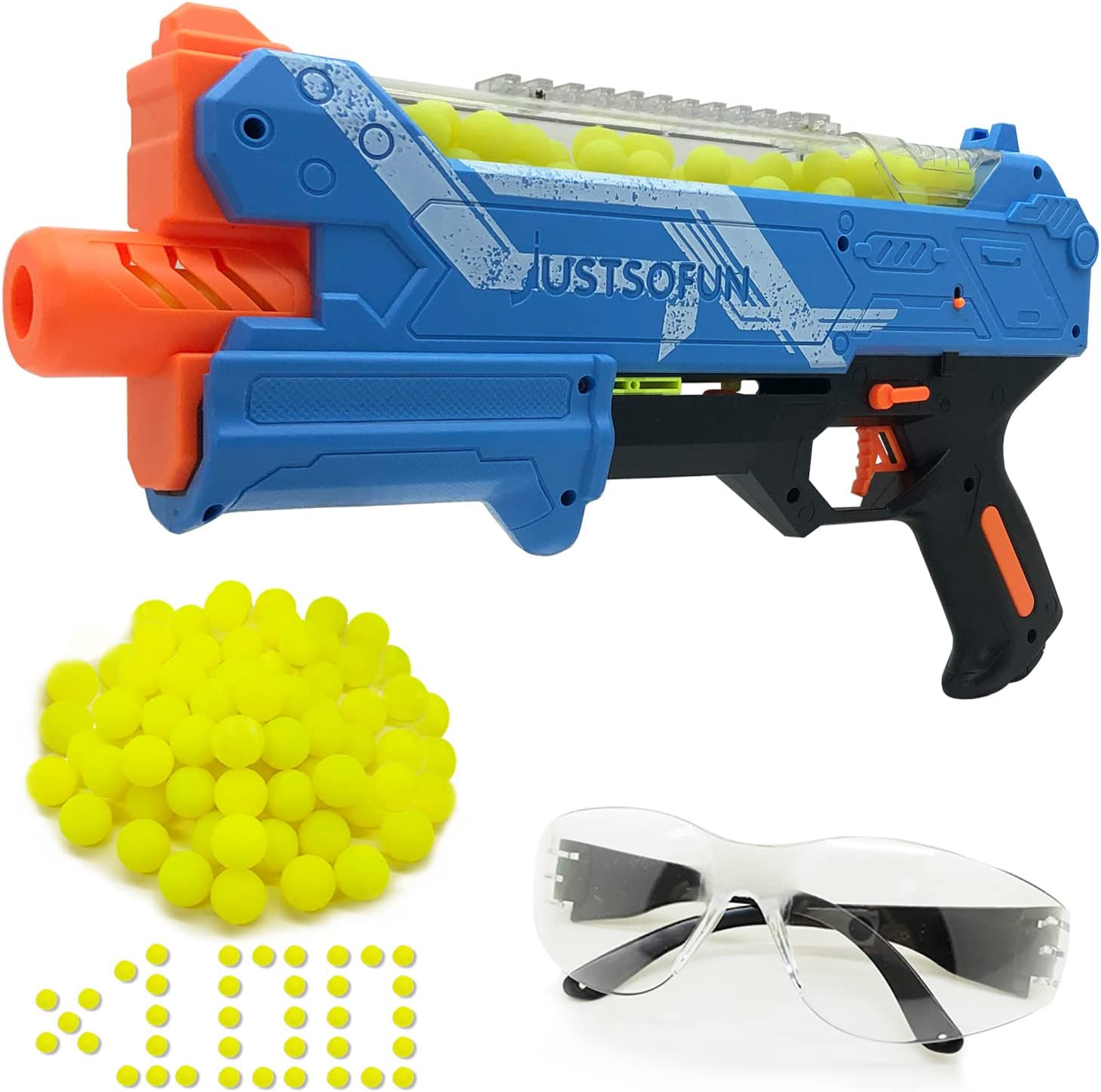 DWI Dowellin foam bullet gun soft bullet foam balls toy soft ball toy gun blasters with Protective glass Soft dart gun