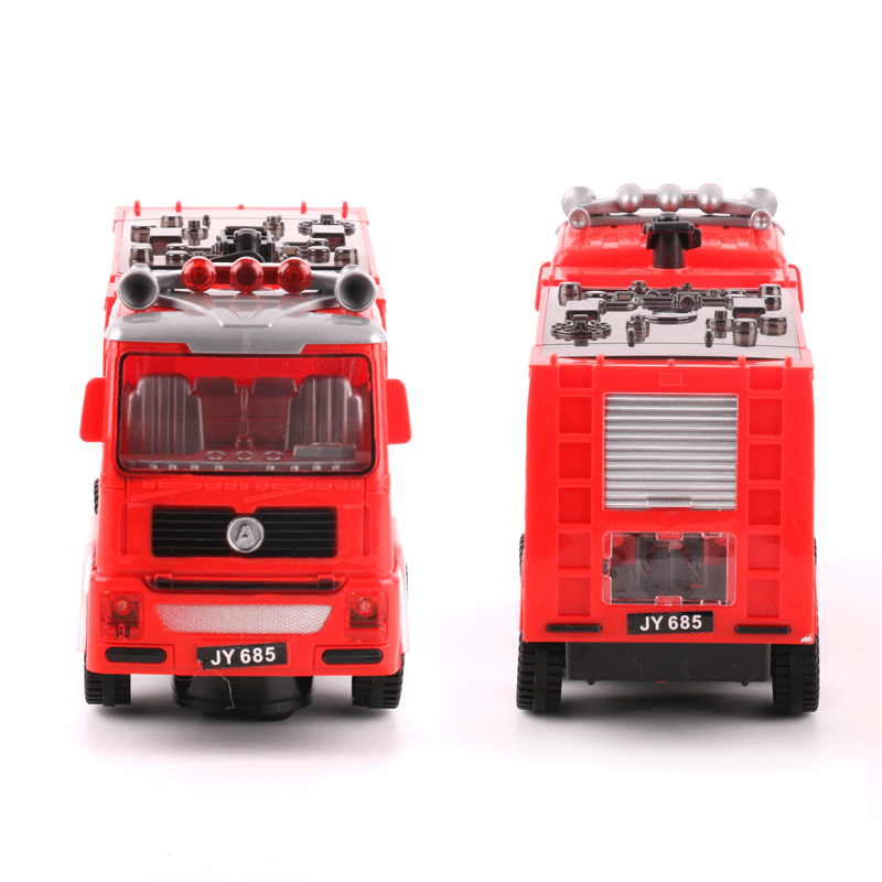 Dowellin Electric Car Small Fire Truck with LED Light and Music for Kids