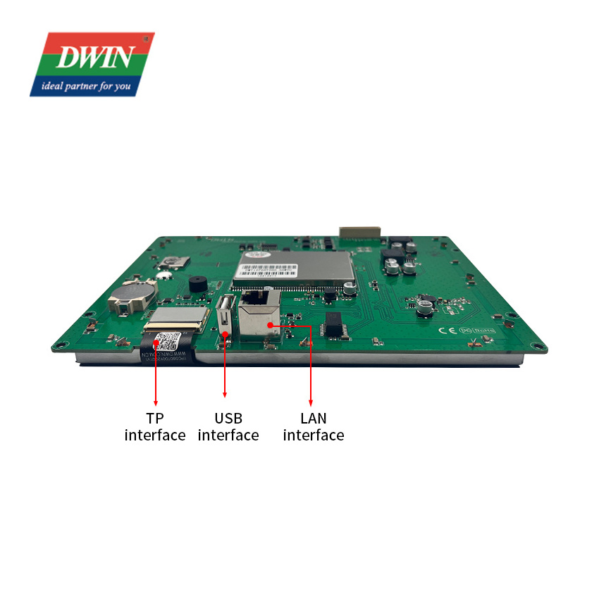 DWIN HMI Display Panel LCD Touch Screen 8 Inch 1024*768 TFT Module Capacitive Touch Industrial Display with Linux System Base