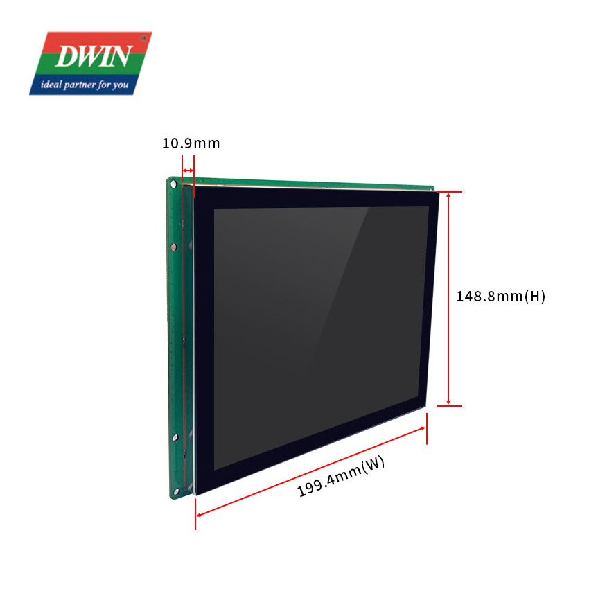 DWIN HMI Display Panel LCD Touch Screen 8 Inch 1024*768 TFT Module Capacitive Touch Industrial Display with Linux System Base