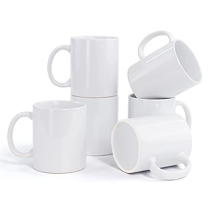 Customize Plain White Large Coffee Mugs Cups Porcelain Fabrica Importar Tasa Tazas Para Sublimar Ceramic Caneca De Porcelana