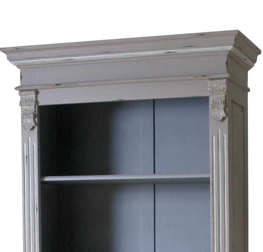 French Furniture Open Bookcase 4 Shelves - French Provincial Bookcase Furniture Indonesia