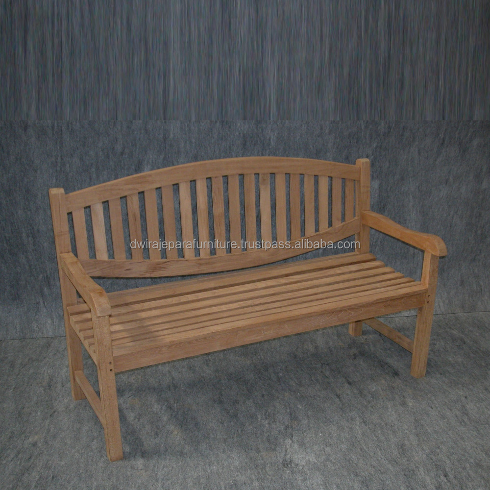 Garden Furniture Indonesia - Teak Outdoor Furniture Lion Oval Bench