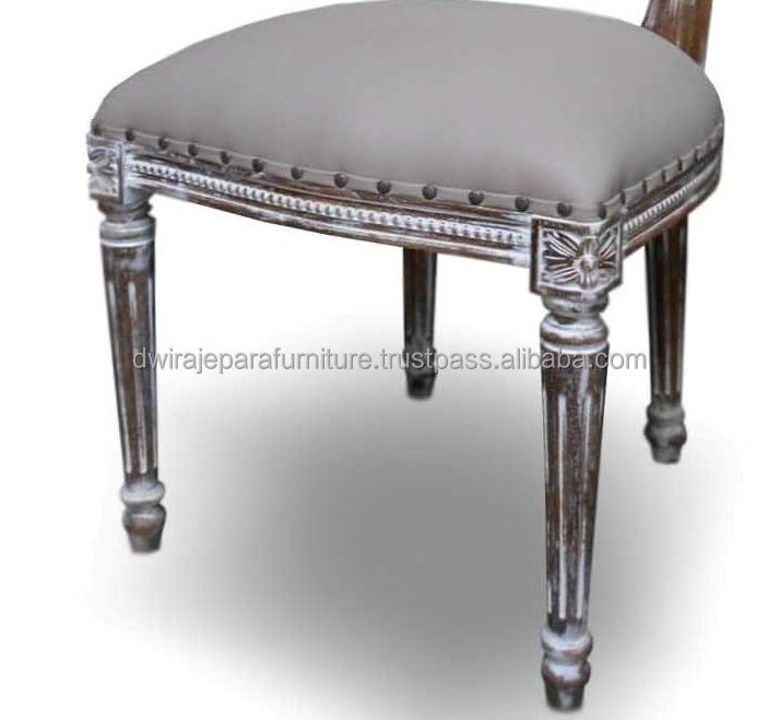 Indonesia Furniture - Vintage French Dining Chair Cane Back Rest