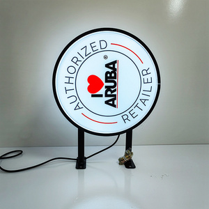 Outdoor Acrylic Vacuum Forming Light Box Round Square Circle Oval Custom Light Board 3d light box