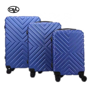 Luxury Spinner Unisex ABS Aluminium Alloy Travel Koffer Suitcase Luggage Sets 8 Double Wheels Designed 3pcs Luggage