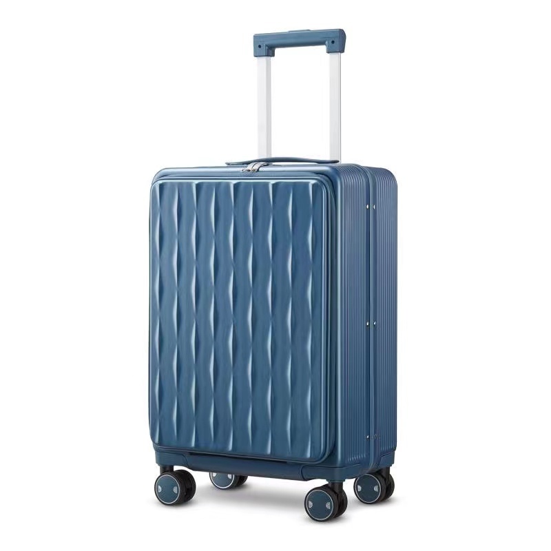 Luggage Manufacturer  luxury luggage set Aluminium Frame minion suitcase Business Airport Metal Trolley Luggage with Tsa Lock