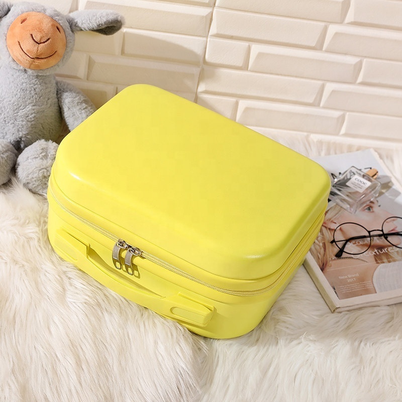 Wholesale New Light Weight Matching Color Portable Mini Suitcase Women 14 Inch Cosmetic Case Travel Makeup Case OEM Fashion T\T