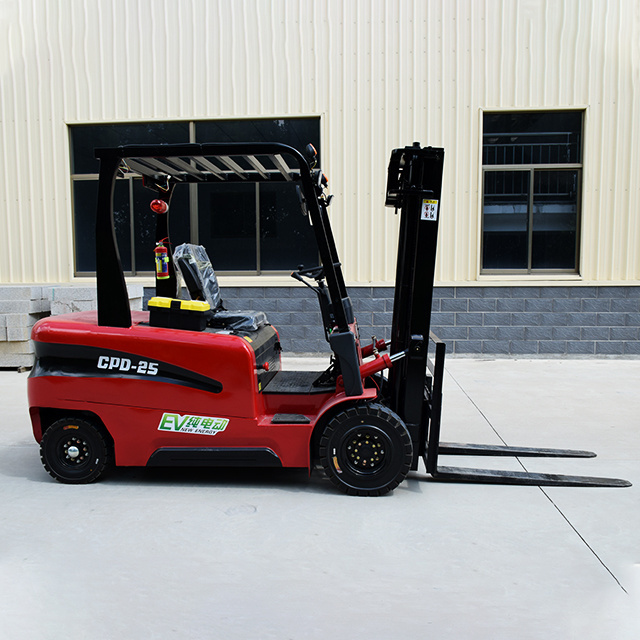 China warehouse small electric forklift 2 ton electrical operated mini forklift portable electric