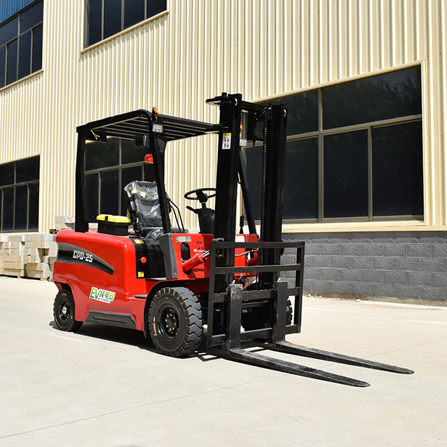 China warehouse small electric forklift 2 ton electrical operated mini forklift portable electric