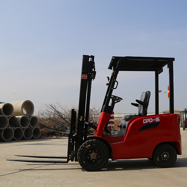 4wd forklift 2 Ton 3 Ton 5 Ton 3 Wheel 4 Wheel Lithium Battery Fork Lift Trucks with Solid Tire