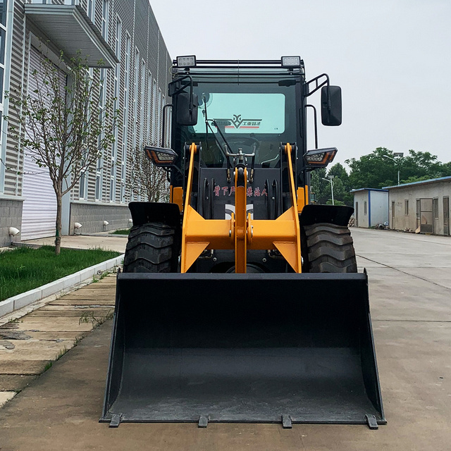 Manufacturer Mini Loader 4WD Tractor with Front End Loader and small mini wheel loader Long Power ISO