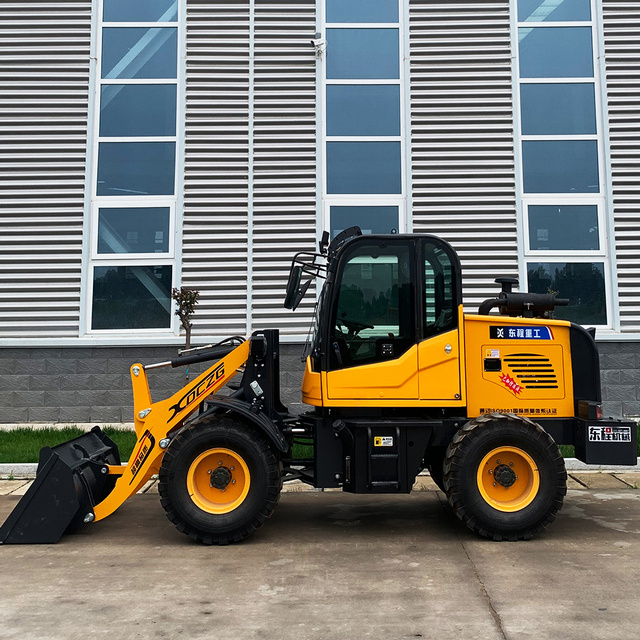 Manufacturer Mini Loader 4WD Tractor with Front End Loader and small mini wheel loader Long Power ISO