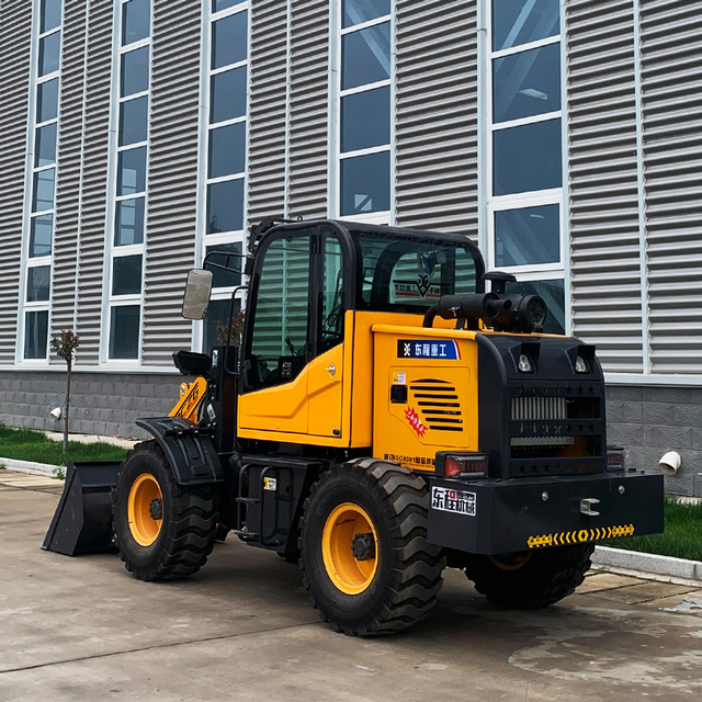 Manufacturer Mini Loader 4WD Tractor with Front End Loader and small mini wheel loader Long Power ISO