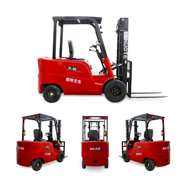 China warehouse small electric forklift 2 ton electrical operated mini forklift portable electric