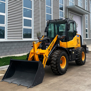 Manufacturer Mini Loader 4WD Tractor with Front End Loader and small mini wheel loader Long Power ISO