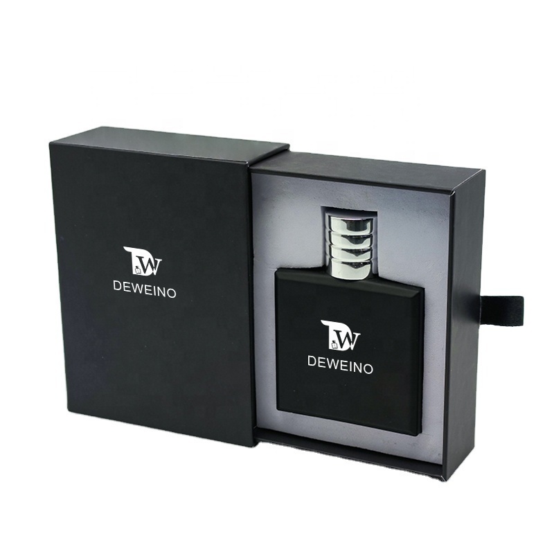 Hot selling wholesale 30ml 50ml 100ml Black Perfume Bottle With Box Custom Logo Perfume Bottle Packaging