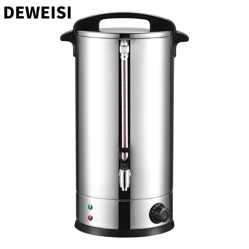 DEWEISI stainless steel electric water boiler hot water kettle with dispenser for hotel