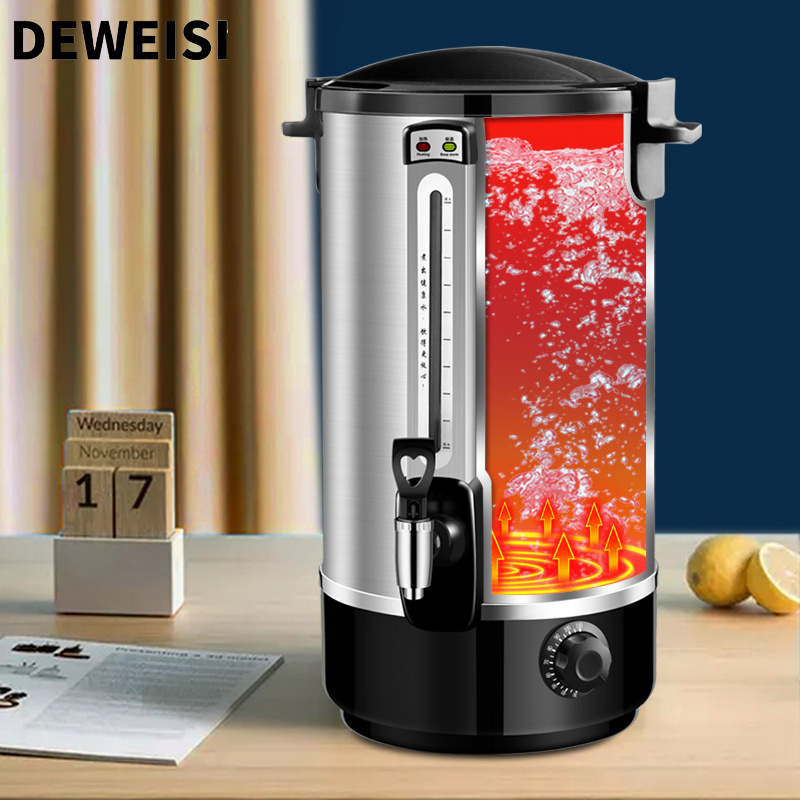 Wholesale 6.8 8 10 Liter Electrical Heater Dispenser Hot Coffee Percolator Mulled Wine Water Boiler Urns For Hotel