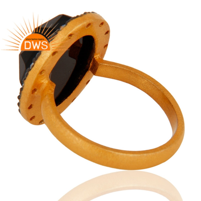 Cocktail Ring For Unisex Wholesaler of Gemstone Jewelry Party Wear 18k Gold Plated 925 Silver Jewelry Supplier