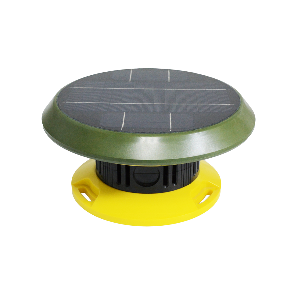 Intelligent Scarecrow Solar Powered Electronic Bird Repeller with Ultrasonic Sonic Lighting