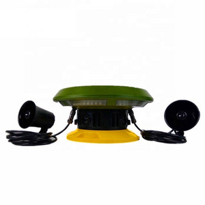 Intelligent Scarecrow Solar Powered Electronic Bird Repeller with Ultrasonic Sonic Lighting