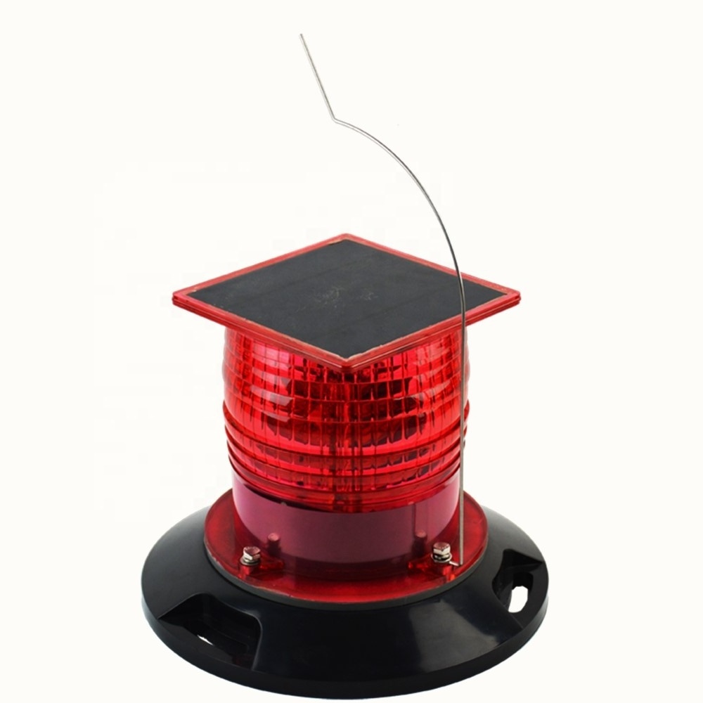 L810 Tower Chimney Building Aviation Obstruction Solar Led Aircraft Warning Light