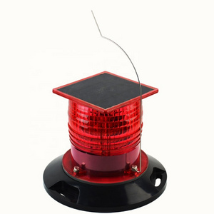 L810 Tower Chimney Building Aviation Obstruction Solar Led Aircraft Warning Light