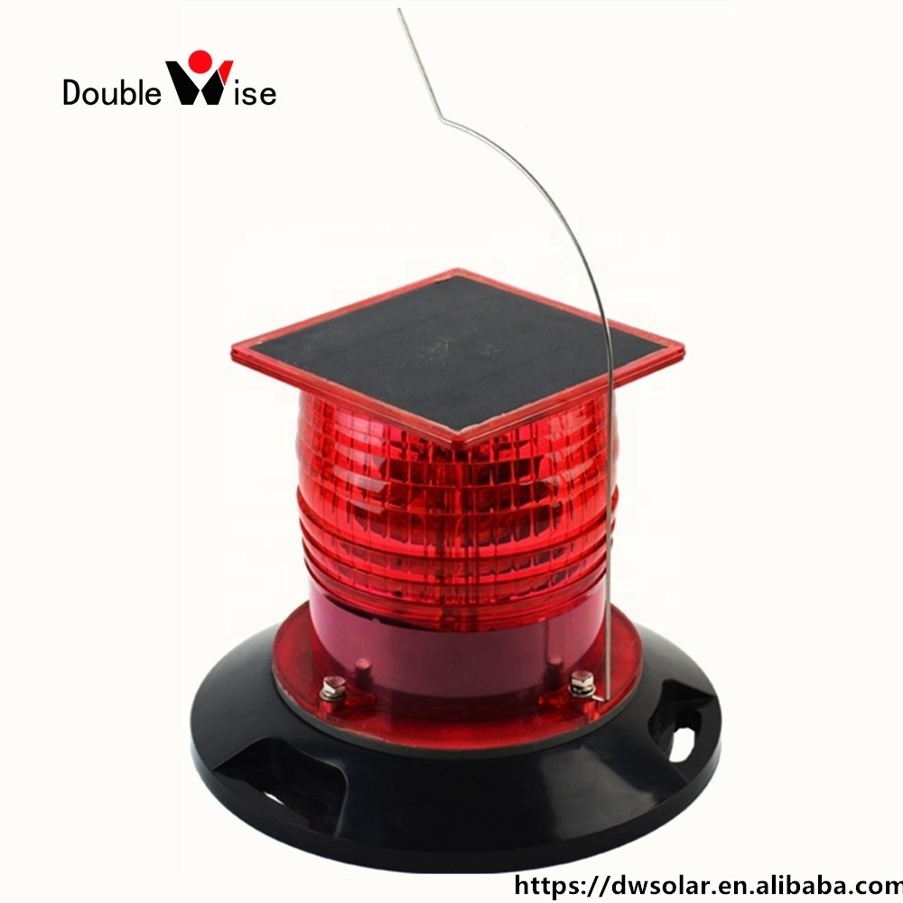 L810 Tower Chimney Building Aviation Obstruction Solar Led Aircraft Warning Light