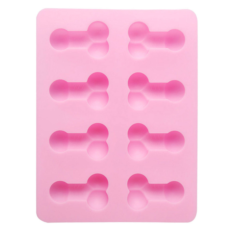 3D Sexy Penis Cake Mold Dick Ice Cube Tray Silicone Soap Candle Moulds Sugar Mould Mini Cream Forms Craft Tools Chocolate Tool