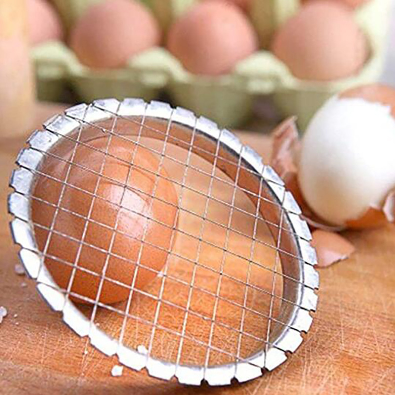 2022 New Vegetables Salads Chopper Tools Stainless Steel Egg Slicer Gridded Fruit Cutter