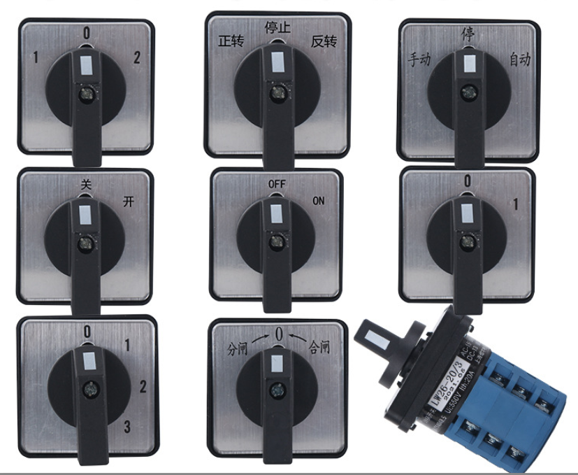 Ig26 Motor Reversing Voltmeter Ammeter Control Change-over Selector Switch 2 Phase 4 Position Cam Rotary Switch - Buy Rotary Swi