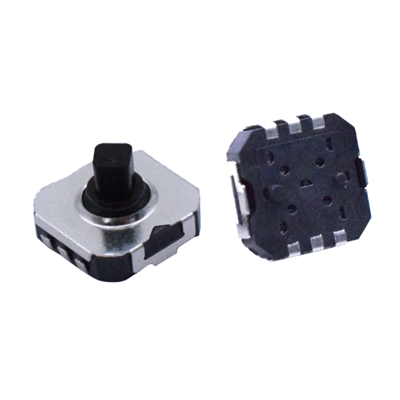 6x6x5 SMT Tact Switch Black Bottom Tactile Push Button Switches Tact Micro Switch with Button Cap