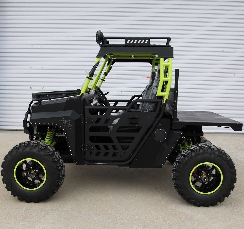 adult 4x4 UTV with dump bed for farming and hunting